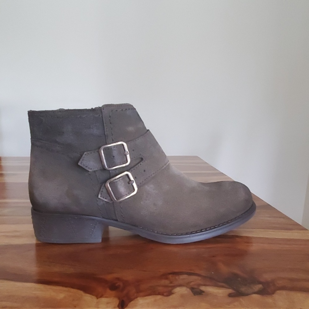Army green eric michael booties